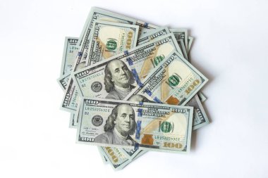 Onehundred Amerikan Doları banknot yığını