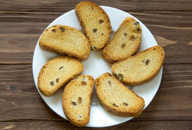 Beyaz yemek üzerine üzümlü ekmek Makinası