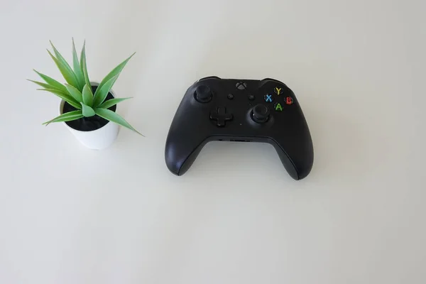 ออร แลนโด Usa วควบค Xbox ในการเล โอเกมบนระบบว โอเกม Xbox งอย — ภาพถ่ายสต็อก