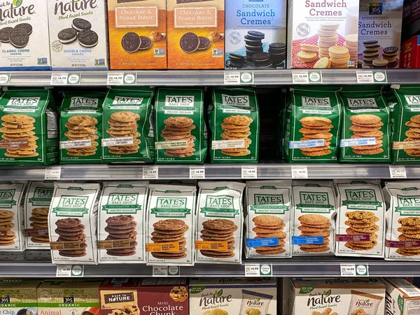 Orlando Usa Display Tate Bake Shop Cookies Whole Foods Market — стоковое фото