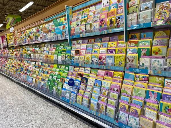 Orlando Usa Easter Greeting Card Corries Publix Grocery Store Ready — 스톡 사진