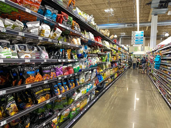 Orlando Usa Potato Plantains Cassava Aisle Whole Foods Market Grocery — Stock Photo, Image