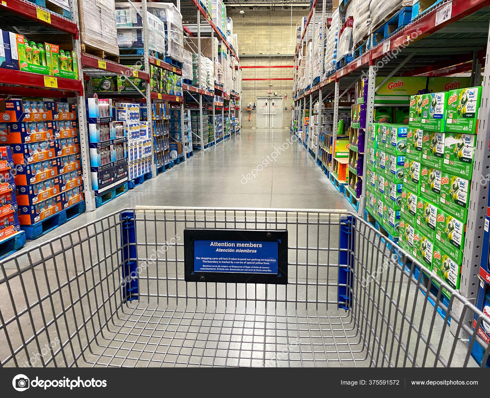 Orlando Usa View Cart Laundry Products Aisle Sams Club Grocery – Stock  Editorial Photo © Jshanebutt #375591572