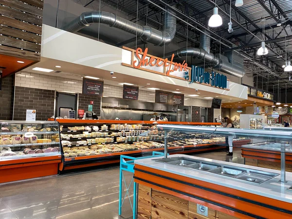 Orlando Usa Die Feinkosttheke Eines Lebensmittelgeschäfts Whole Foods Market Mit — Stockfoto