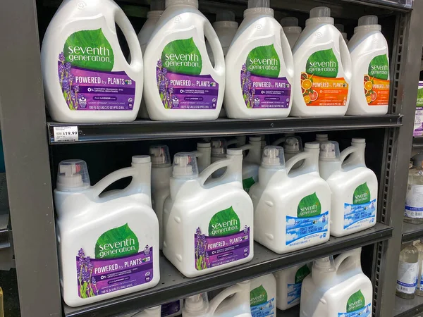 Orlando Usa Display Seventh Generation Laundry Detergent Whole Foods Market — стоковое фото