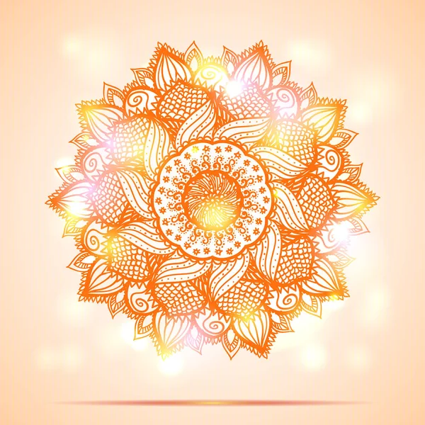Mandala diwali mevcut kart tasarımı