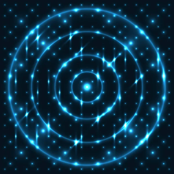 Soyut parlayan arka plan yuvarlar