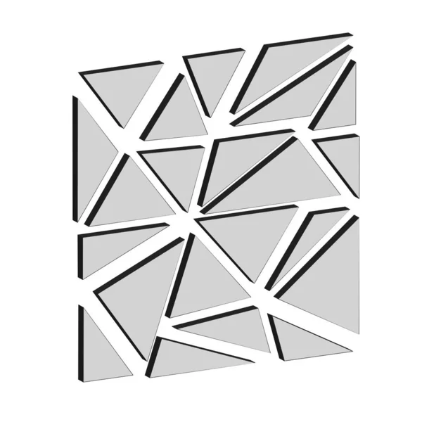 Glasstück Muster Vektorillustration — Stockvektor