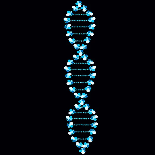 Днк Структура Молекулы Рнк Концепция — стоковый вектор
