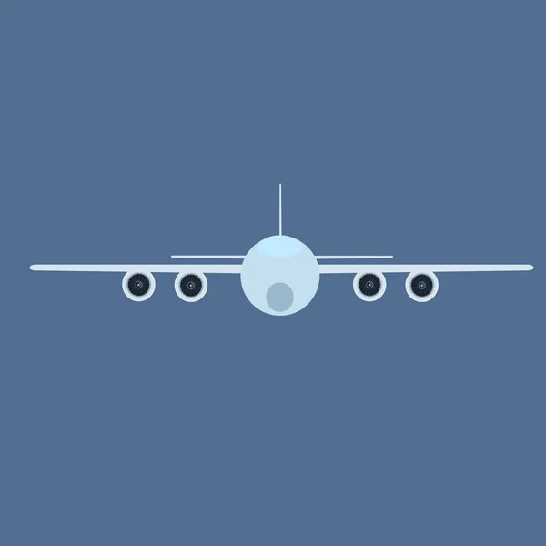 Airplane Passenger Aircraft Vector Illustration — Stock Vector