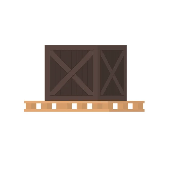 Paleta Paleta Con Cajas Ilustración Vectorial — Vector de stock