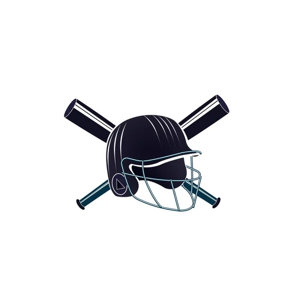 Logo Sportowej Gry Baseball Baseball Ilustracja Wektora — Wektor stockowy
