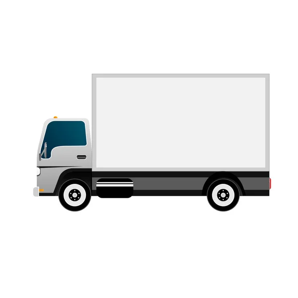 Vrachtwagen Transportvoertuig Vectorillustratie — Stockvector