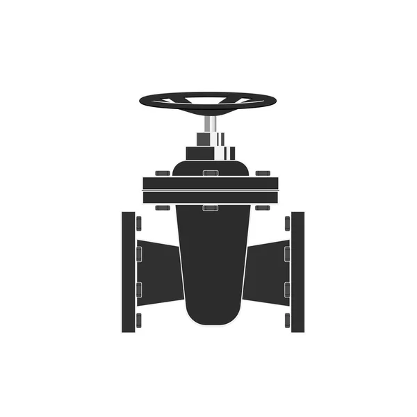 Санитарный Клапан Водопроводный Кран Векторная Иллюстрация — стоковый вектор