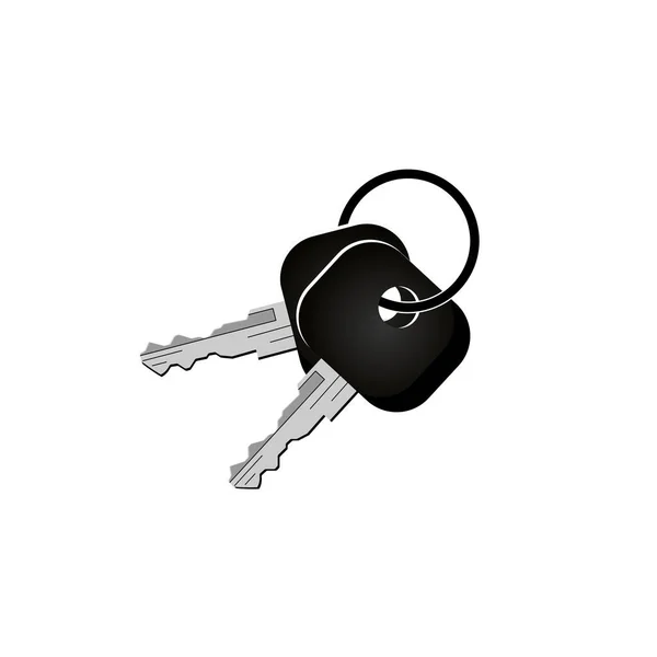 Key Bunch Keys Lock Vector Illustration — Stock Vector