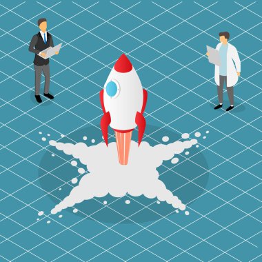 Roket gemisini çalıştır. Füze fırlatıldı. Isometry