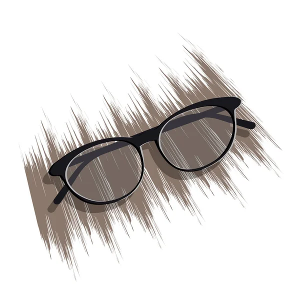 Des Lunettes Accessoire Élégant Illustration Vectorielle — Image vectorielle