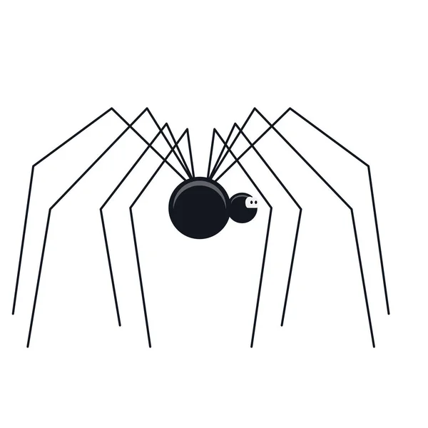 Spinne Tier Insekt Vektorillustration — Stockvektor