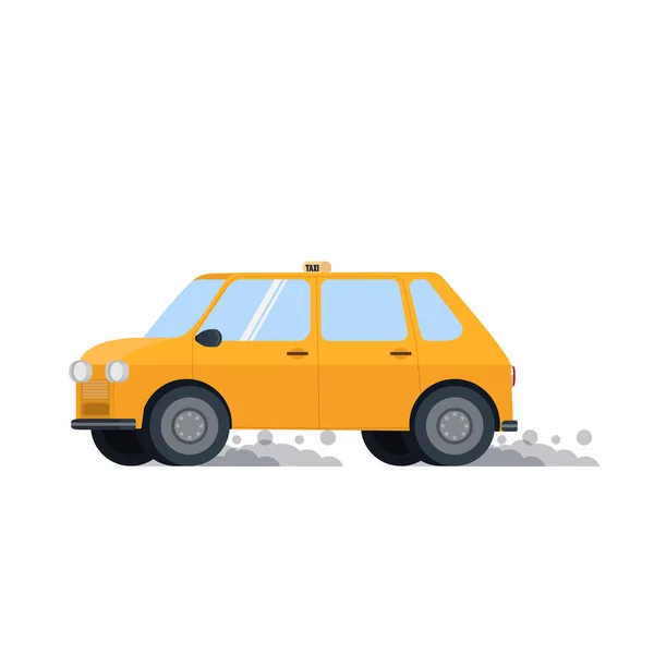 Une Voiture Taxi Véhicule Illustration Vectorielle — Image vectorielle