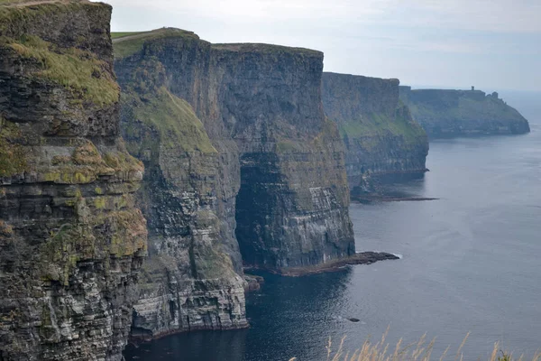 Άποψη Του Παγκοσμίου Φήμης Cliffs Moher Στην Κομητεία Clare Ιρλανδία — Φωτογραφία Αρχείου