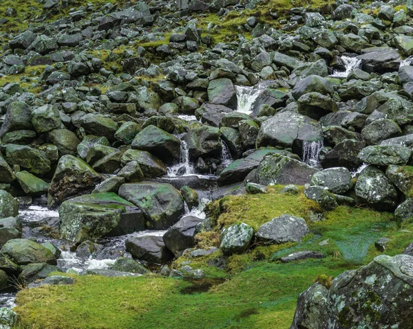 Terreno Rochoso Glendalough Irlanda — Fotografia de Stock