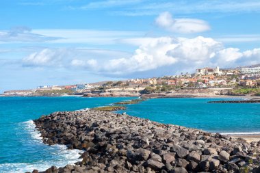 Deniz kenarında, Tenerife, İspanya görüntülemek