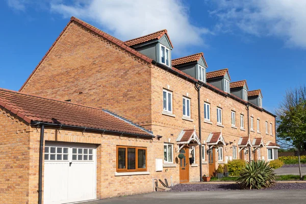 Row of english terraced houses — Stock Photo, Image