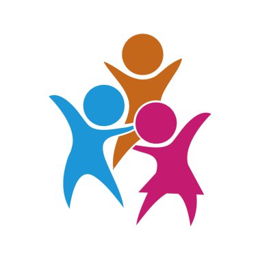 Üç çizgi film çocuk