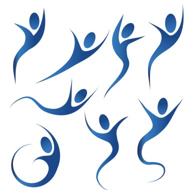 mavi için etkin olan kişileri. logo 