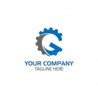 Yaratıcı mektup G logo tasarım