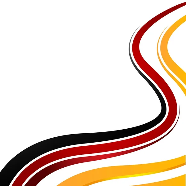 Bandeira alemã de fundo. ilustrador vetorial — Vetor de Stock