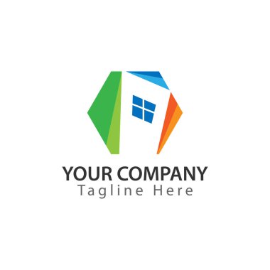 Renkli ev simgeler. Neşeli, mutlu ve aktif bir izlenim var renkli simgesi