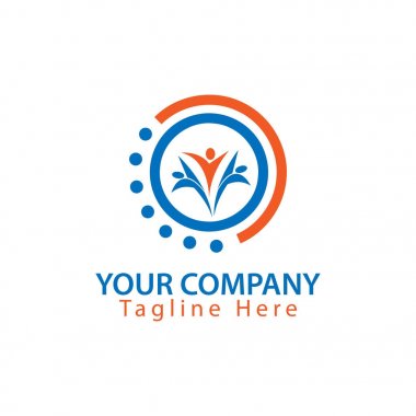 Daire, Logo vektör içinde üç kişi simgesi