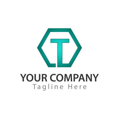 Altıgen yaratıcı mektup T