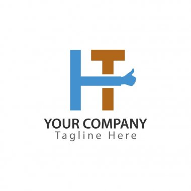 Yaratıcı H harfi ve başparmak ile T