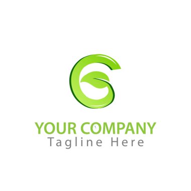 Yaratıcı harfi C yaprak ile