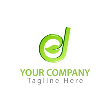 Yaprak yaratıcı harf D