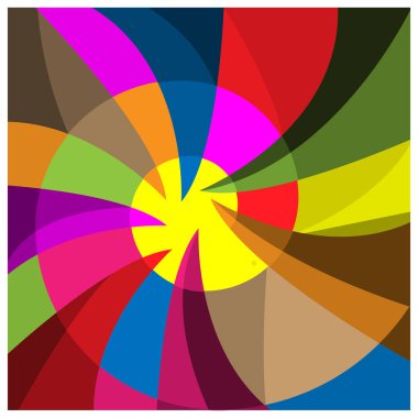 Parti el ilanı için renkli ışınları arka plan.