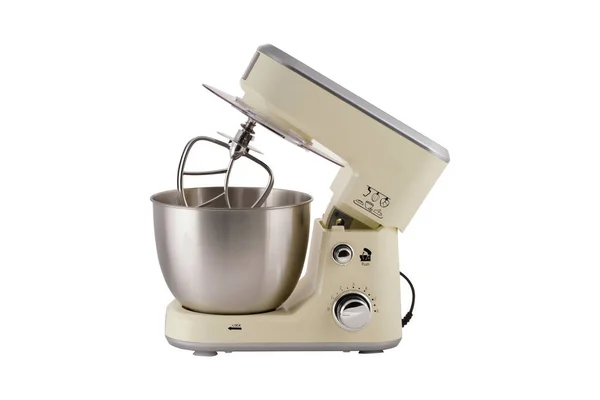 Beyaz arkaplanda kaidesi, pastel rengi olan karıştırıcı