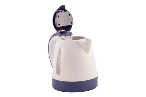 Beyaz arkaplanda su ısıtıcısı