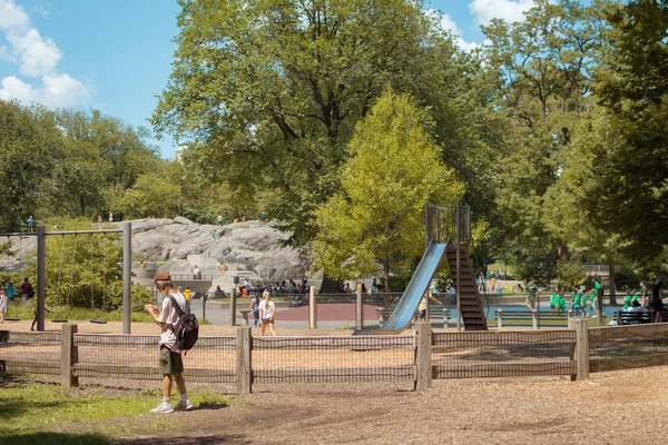 New York Usa Juillet 2019 Heckscher Playground Central Park — Photo