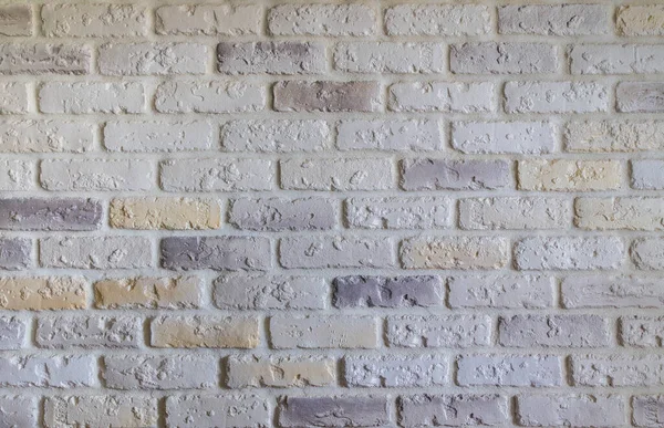 Light Wall Made Different Colorful Bricks — Stock Photo, Image