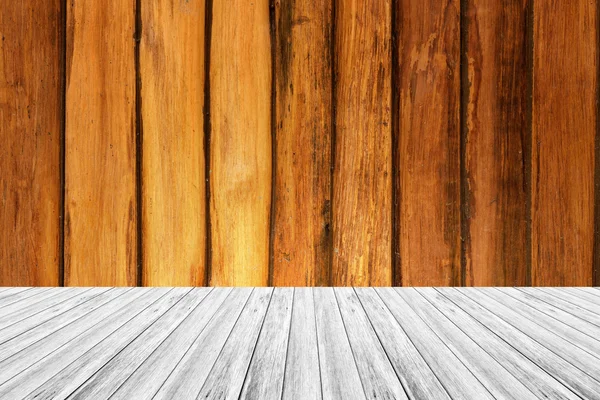 Terraza de madera y textura de madera — Foto de Stock