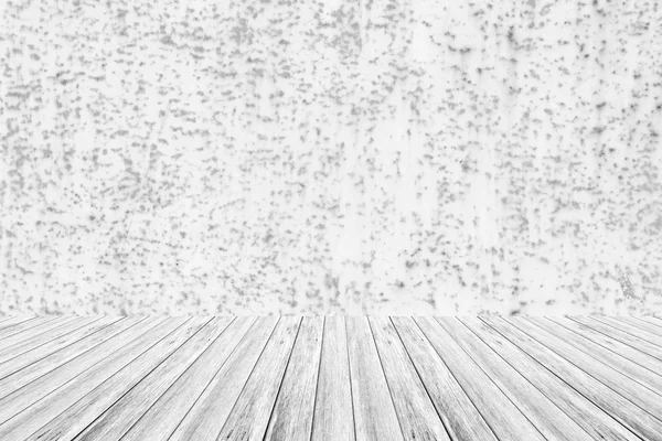 Metallo ruggine superficie texture della parete con terrazza in legno — Foto Stock