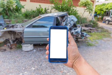 Kişi el Holding Smartphone