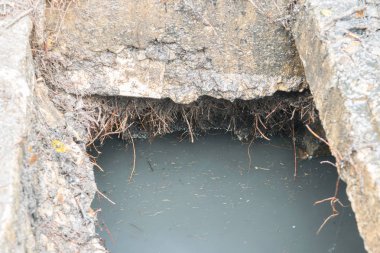 Drenaj temizlik için çalışma