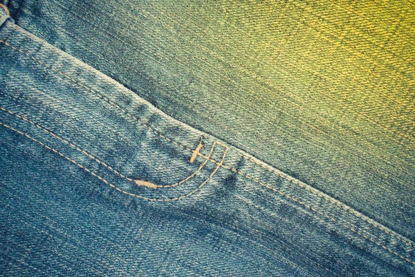 Modré džíny rozkrok — Stock fotografie