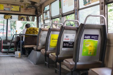 Otobüs sürücüsü sürücüler otobüs Bangkok