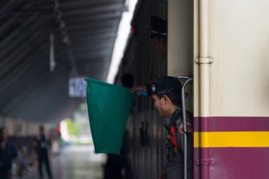 Tay demiryolu tren demiryolu polisi ile