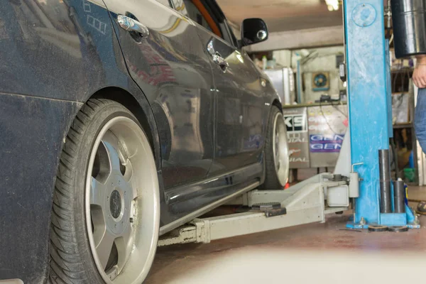 Control de la suspensión del coche — Foto de Stock